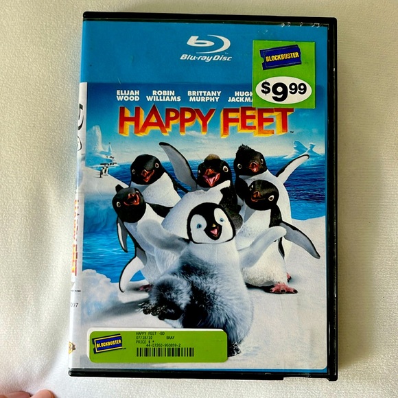 Blu-ray HAPPY FEET - BLOCKBUSTER MOVIE - Picture 1 of 2